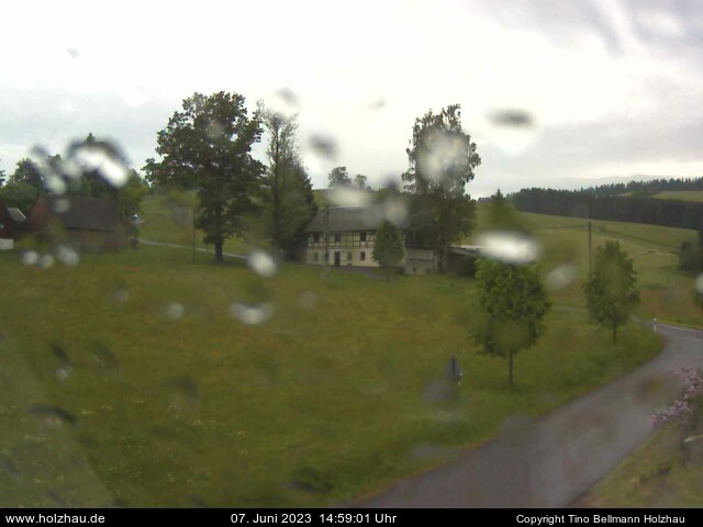 Die Webcam Rodelhang / Skilift Holzhau am 07.06.2023 in Holzhau (Erzgebirge)