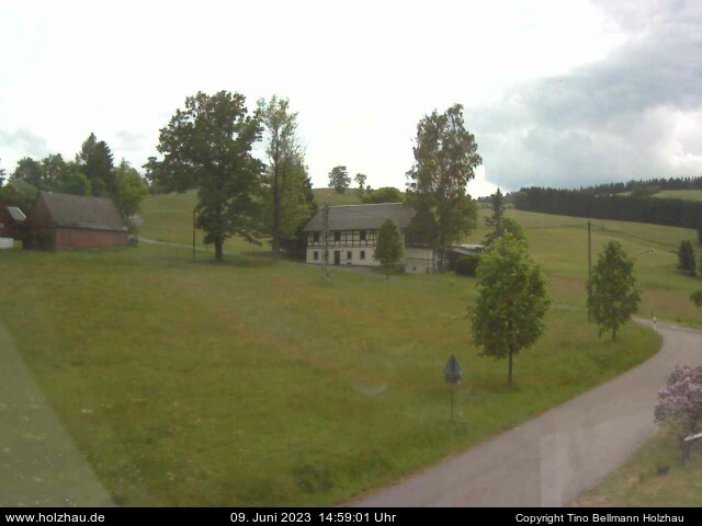 Die Webcam Rodelhang / Skilift Holzhau am 09.06.2023 in Holzhau (Erzgebirge)