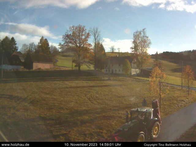 Die Webcam Rodelhang / Skilift Holzhau am 10.11.2023 in Holzhau (Erzgebirge)