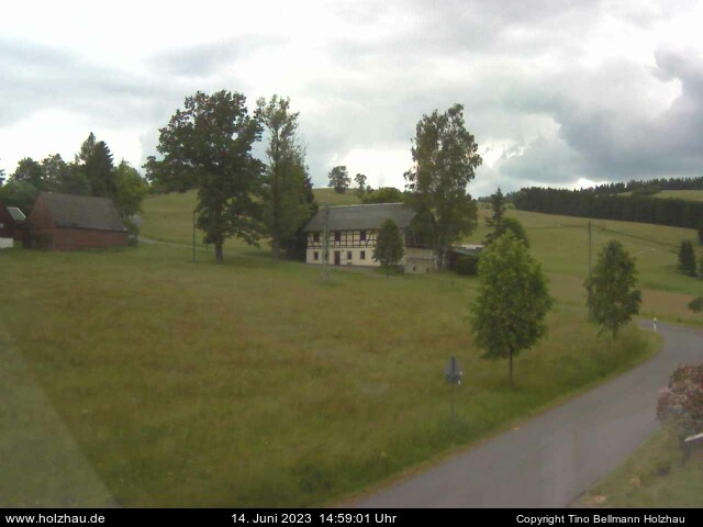 Die Webcam Rodelhang / Skilift Holzhau am 14.06.2023 in Holzhau (Erzgebirge)