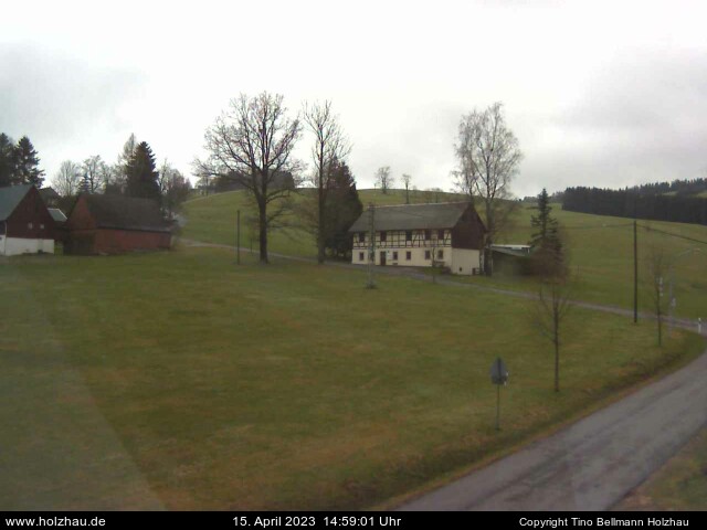 Die Webcam Rodelhang / Skilift Holzhau am 15.04.2023 in Holzhau (Erzgebirge)