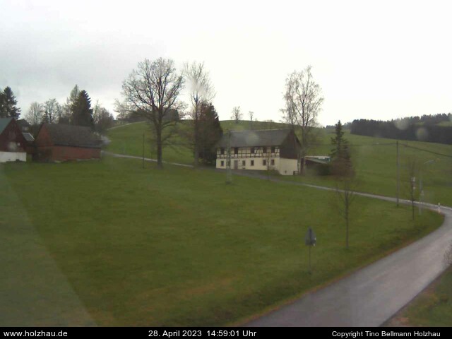 Die Webcam Rodelhang / Skilift Holzhau am 28.04.2023 in Holzhau (Erzgebirge)