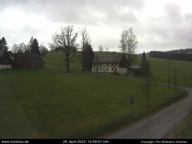 Die Webcam Rodelhang / Skilift Holzhau am 29.04.2023 in Holzhau (Erzgebirge)