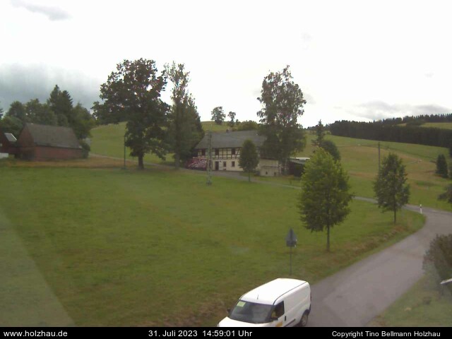 Die Webcam Rodelhang / Skilift Holzhau am 31.07.2023 in Holzhau (Erzgebirge)