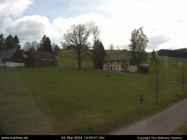 Die Webcam Rodelhang / Skilift Holzhau am 04.05.2024 in Holzhau (Erzgebirge)