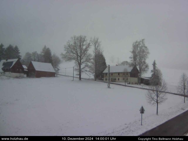 Die Webcam Rodelhang / Skilift Holzhau am 10.12.2024 in Holzhau (Erzgebirge)