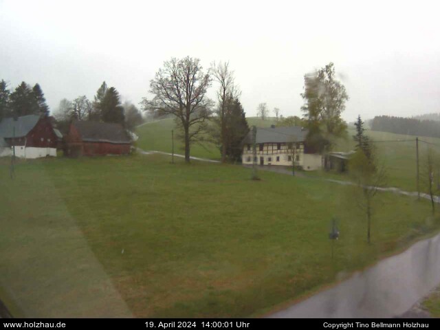 Die Webcam Rodelhang / Skilift Holzhau am 19.04.2024 in Holzhau (Erzgebirge)