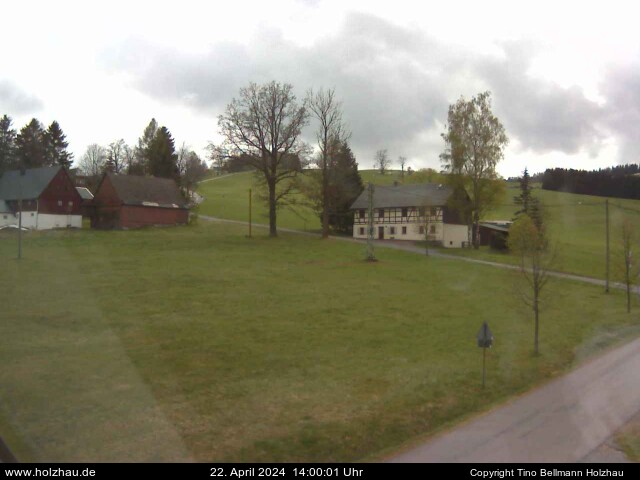 Die Webcam Rodelhang / Skilift Holzhau am 22.04.2024 in Holzhau (Erzgebirge)