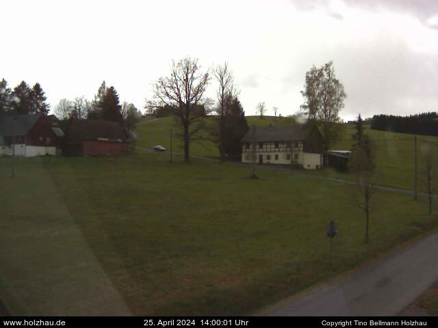 Die Webcam Rodelhang / Skilift Holzhau am 25.04.2024 in Holzhau (Erzgebirge)