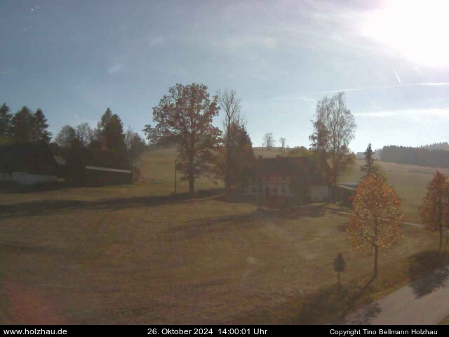 Die Webcam Rodelhang / Skilift Holzhau am 26.10.2024 in Holzhau (Erzgebirge)